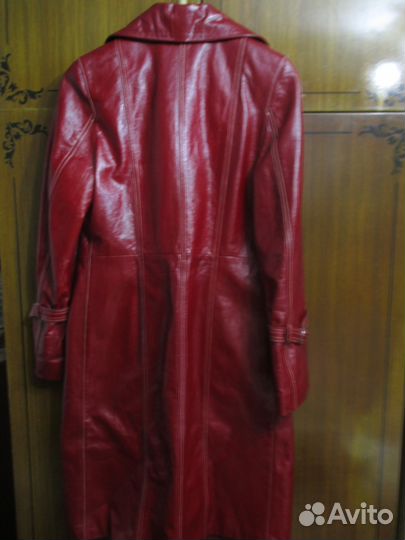 Кожаный плащ