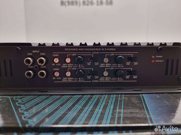 4 канальный усилитель Pride Quattro XL