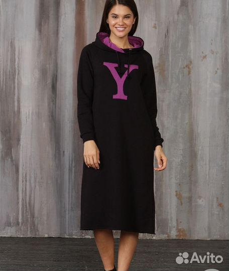 Платье толстовка женское