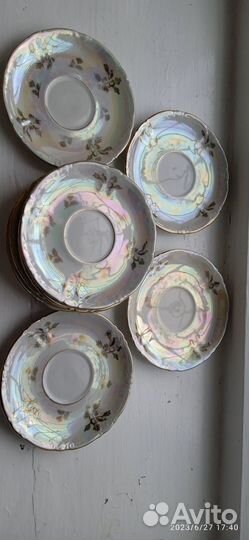 Чешский столовый сервис, нарзанные кружки