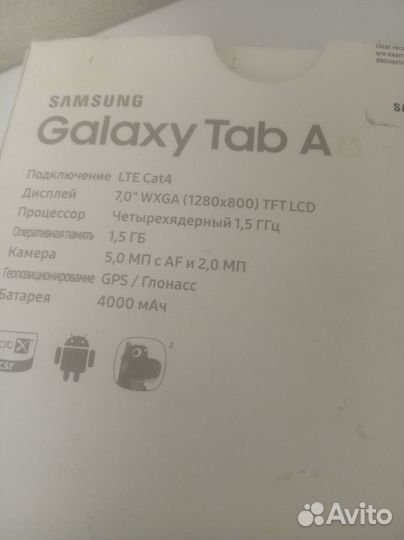 Планшет samsung galaxy Tab A6