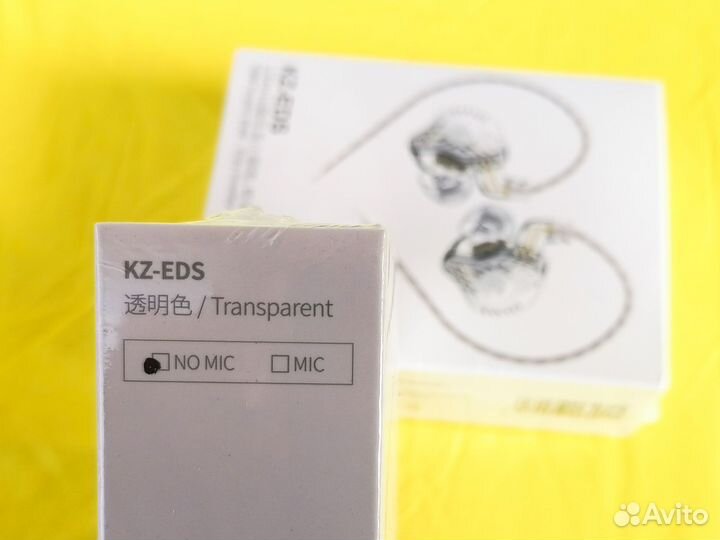 Наушники KZ EDS Новые Супер-звук Сменный кабель