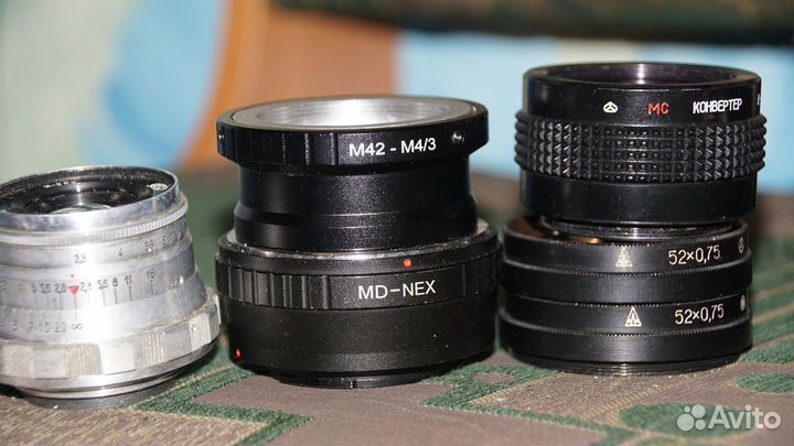 Japan объективы от 18 до 200 mm и советские стекла