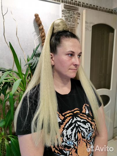 Косы и хвост с канекалоном