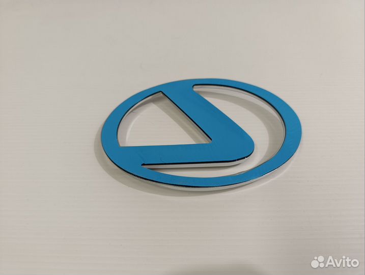 Эмблема Lexus 120x83 мм Хром