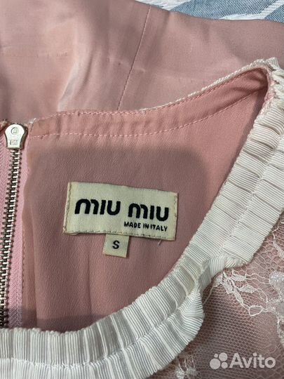 Платье miu miu размер S