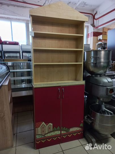 Стеллаж деревянный теремок