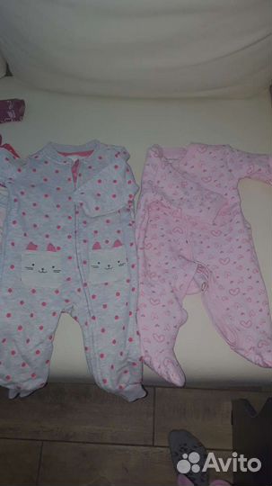 Вещи пакетом на девочку от 0 до 6 мес