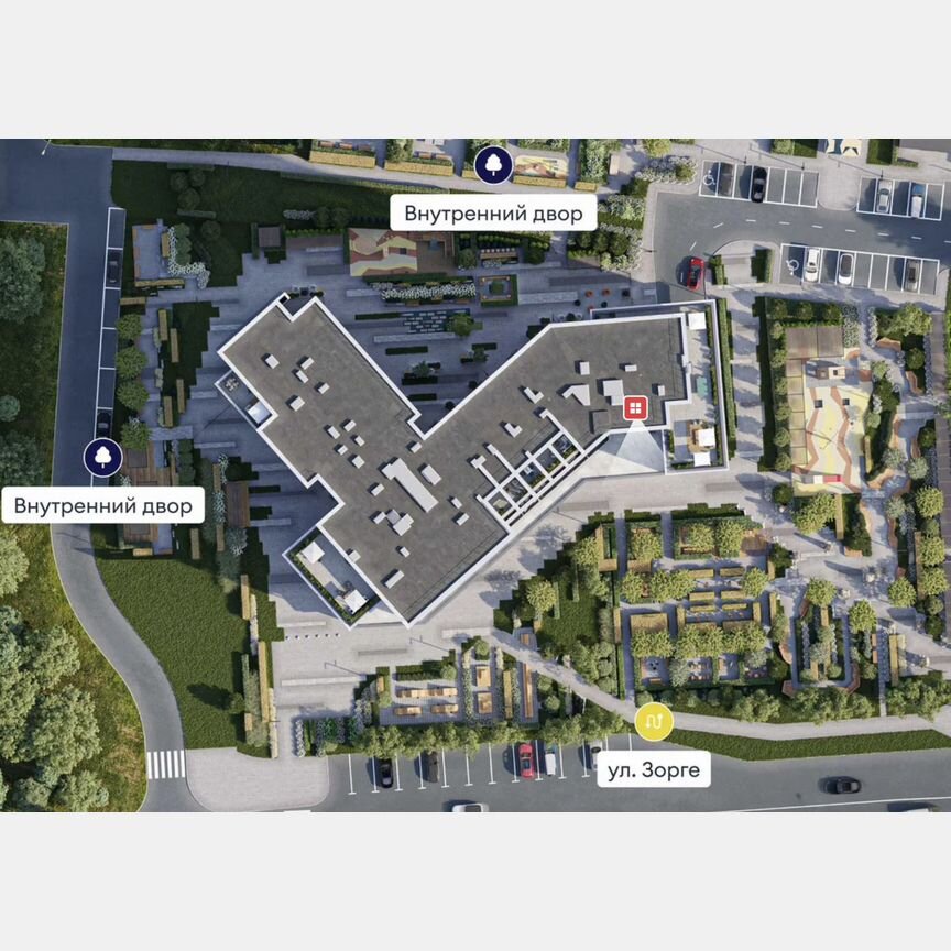 1-к. квартира, 37,3 м², 12/16 эт.