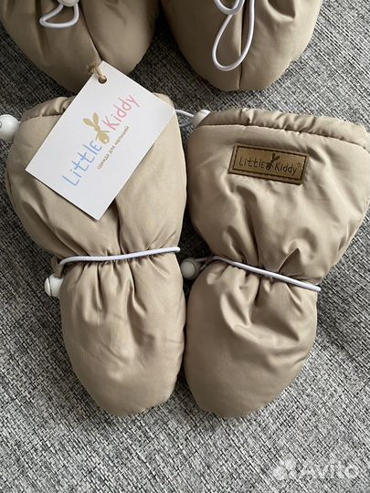 Варежки и пинетки утепленные Little Kiddy