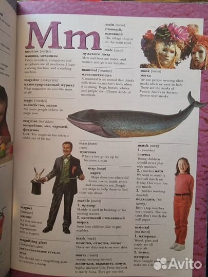 Детский англо - русский словарь с картинками