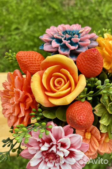 Букет из мыла