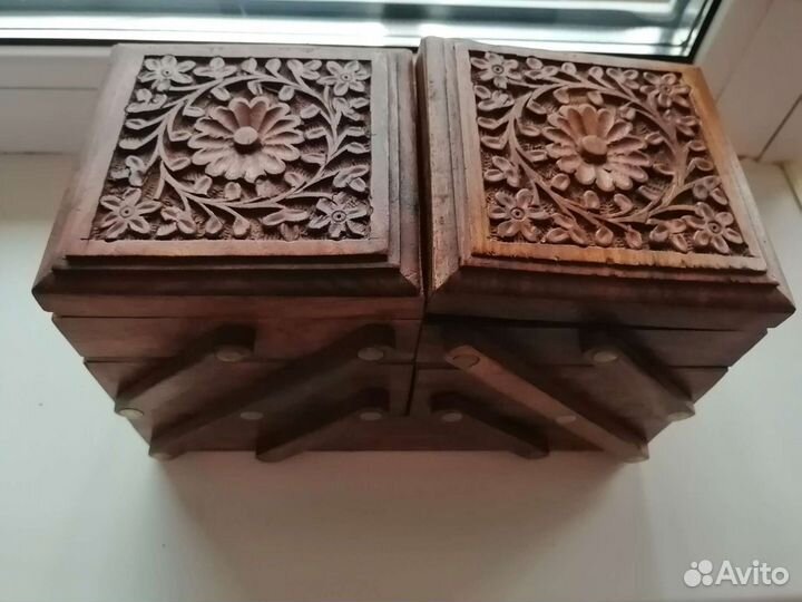 Шкатулка из дерева сандал Индия