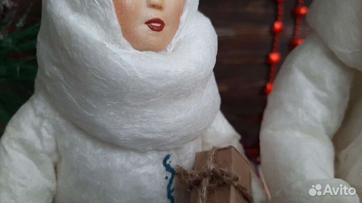 Ватный Дед Мороз и Снегурочка