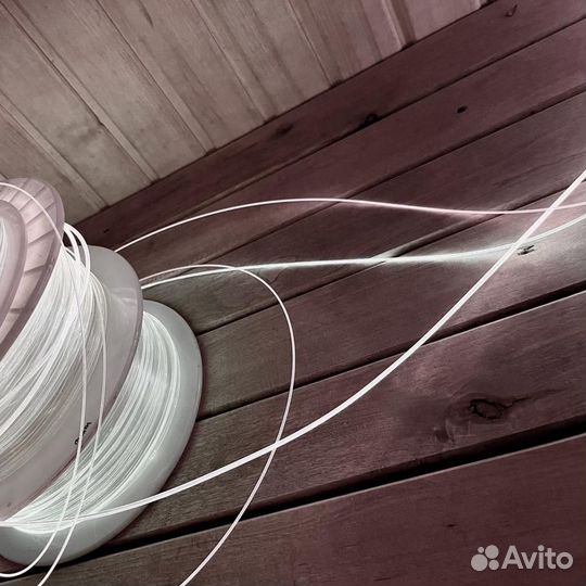 Оптоволокно торцевого свечения, световой кабель