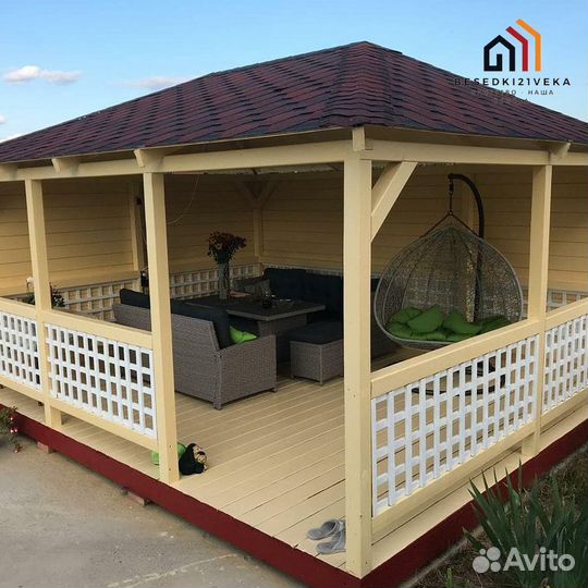 Беседка открытая 3х5