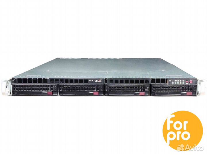 Supermicro 1U X11DPU 4LFF 2x6240Gold 128GB, SATA3