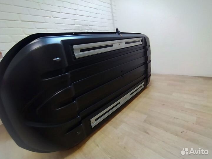 Бокс на крышу 450л Черный