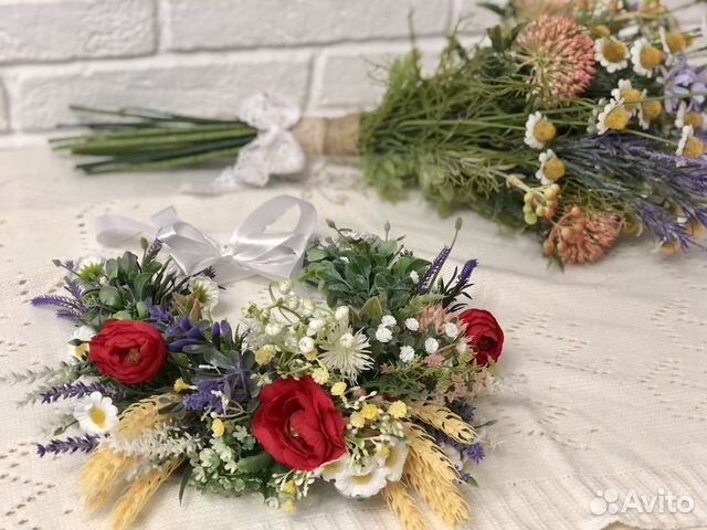 Венок на голову из цветов