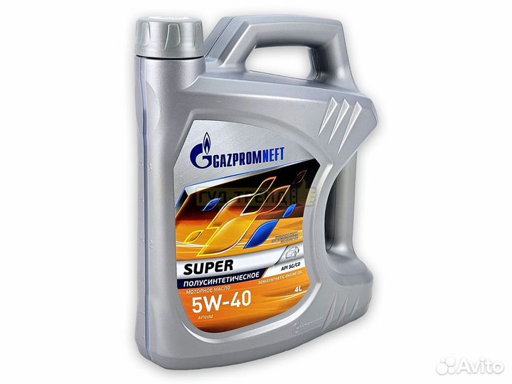 Масло моторное Gazpromneft Super 5W-40 (4 л)