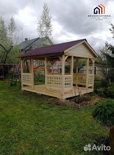 Беседка садовая под ключ