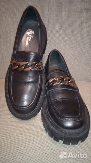 Лоферы женские нат. кожа. 38
