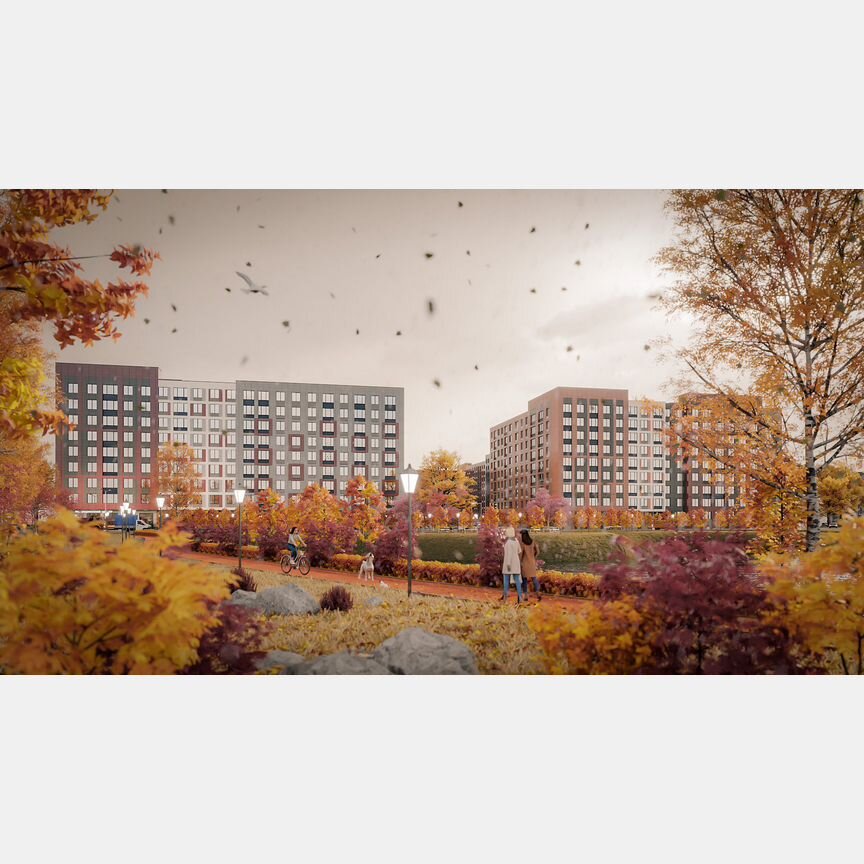 2-к. квартира, 53,1 м², 5/9 эт.