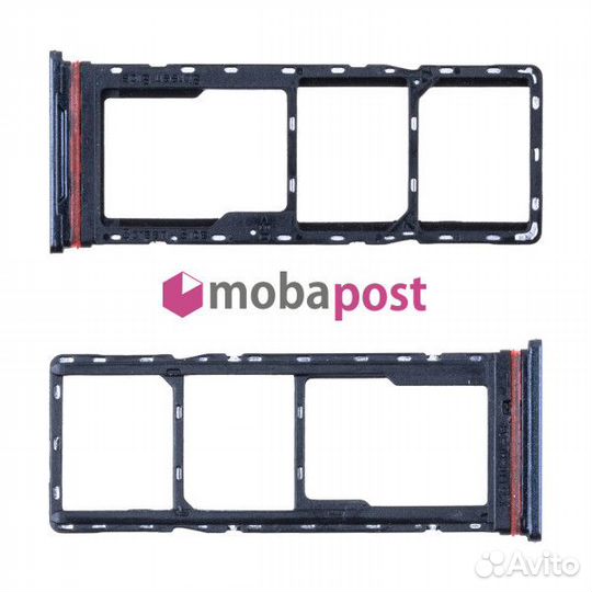 Держатель SIM для Infinix SMART 6 Черный