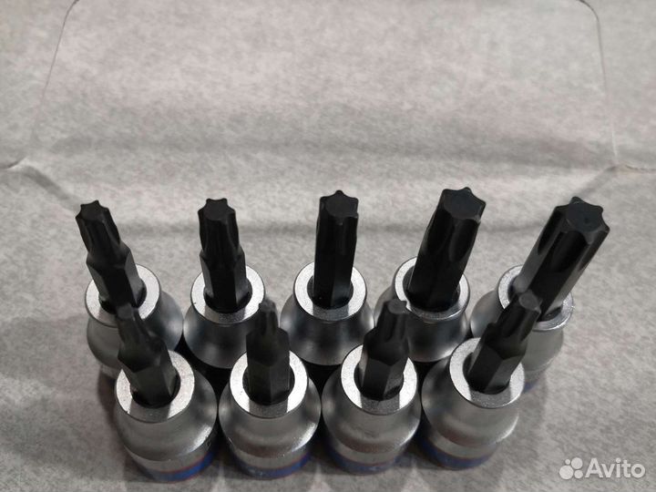 Набор торцевых насадок 3/8 torx Т10-Т50 9пр KT