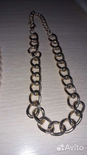 Цепь - чокер бижутерия