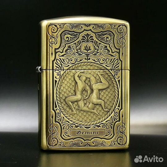 Зажигалка Zippo Armor - Знаки зодиака: Близнецы