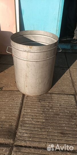 Ведро из нержавейки 80 литров