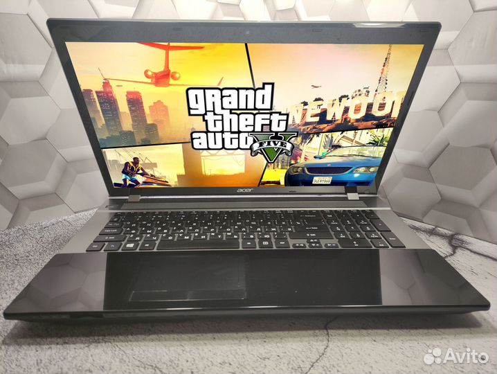 Крутой Acer 17 Дюйма с SSD/GeForce 2GB/i5/HDD
