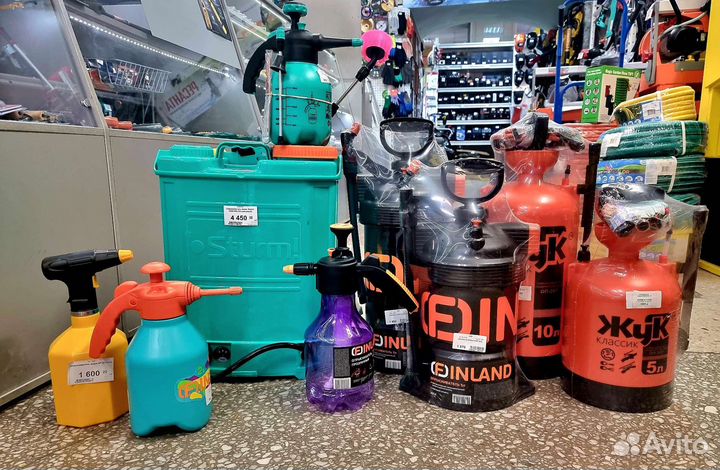 Опрыскиватель садовый аккумуляторный