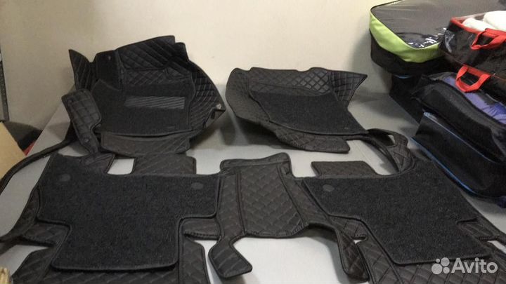 3D Коврики Toyota Land Cruiser 200 из Экокожи