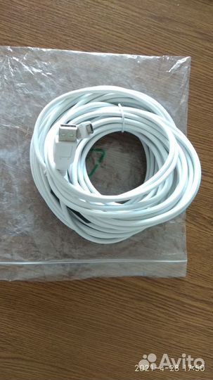 Кабель usb 2.0 - micro usb (15 метров)