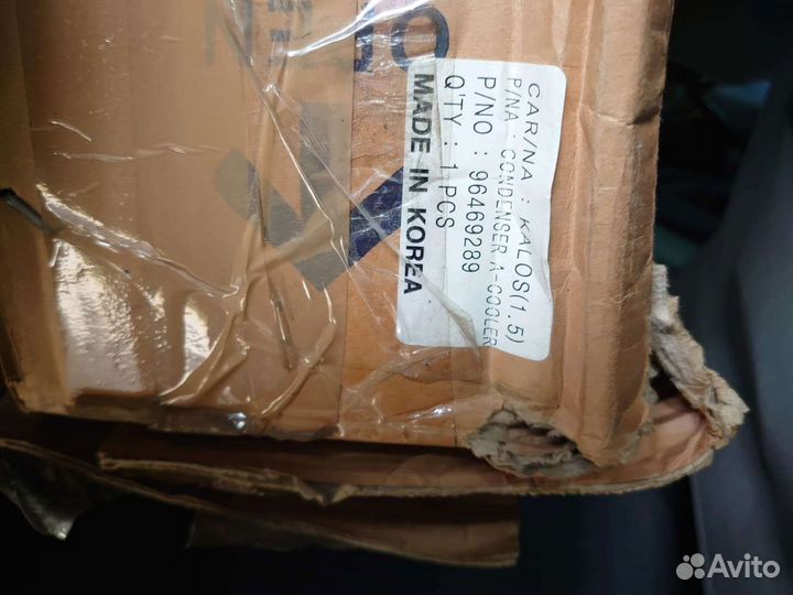 Радиатор кондиционера на chevrolet lacetti