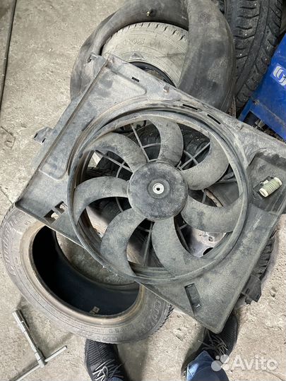 Вентилятор охлаждения hyundai solaris