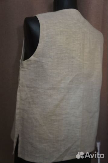 Майка новая 48 лен (натуральный цвет)