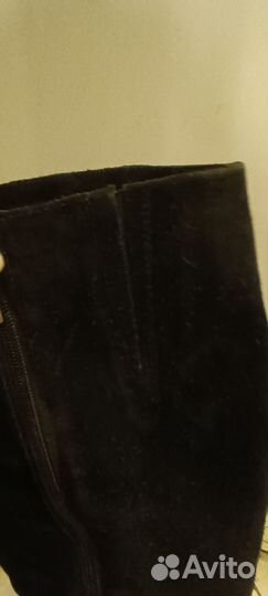 Сапоги натуральные на цигейке