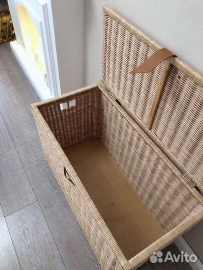 Сундук плетеный