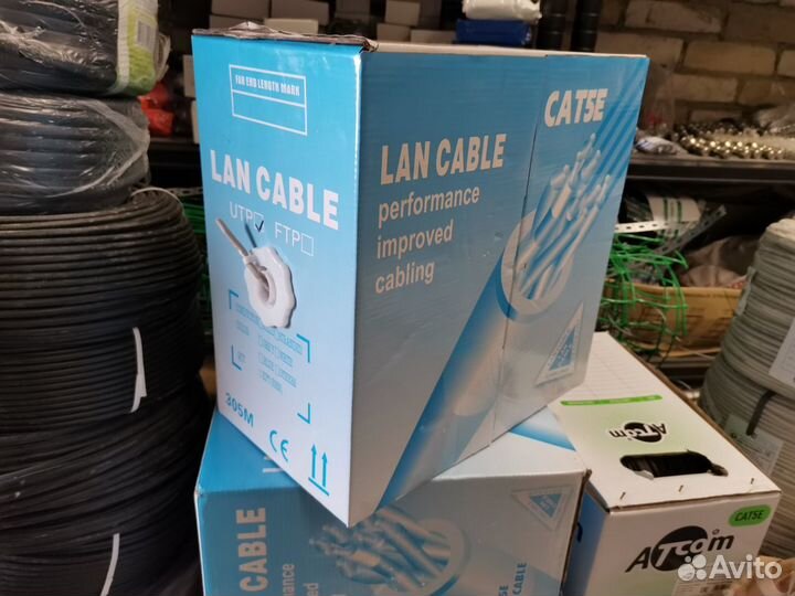 Кабель витая пара Delargo UTP 4х2х0.48 cat5e CCA