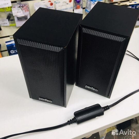 Компьютерные колонки 2.0/ Регулировка заука/ 6 вт