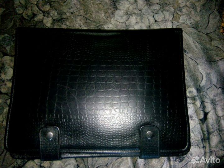 Папка кожаная для деловых бумаг,винтажная