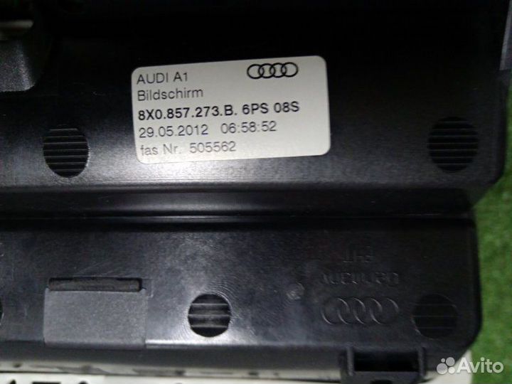 Монитор Audi A1 8X1 caxb 47536 2012