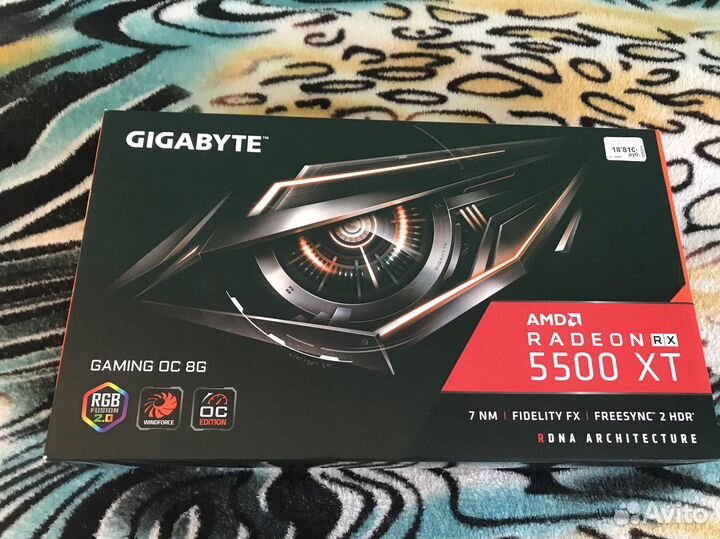 Видеокарта Gigabyte RX 5500 XT 8GB gddr6