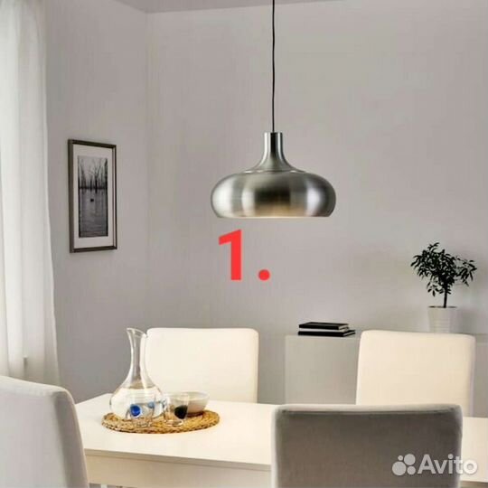 Люстры, лампы, светильники Икеа