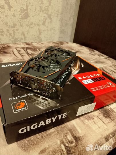 Видеокарта gigabyte RX 580 8 Gb