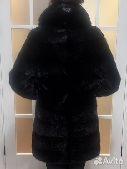 Шуба норковая поперечка