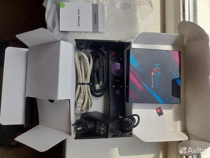 SMART tv приставка H96 max 4k ultra HD 4/64
